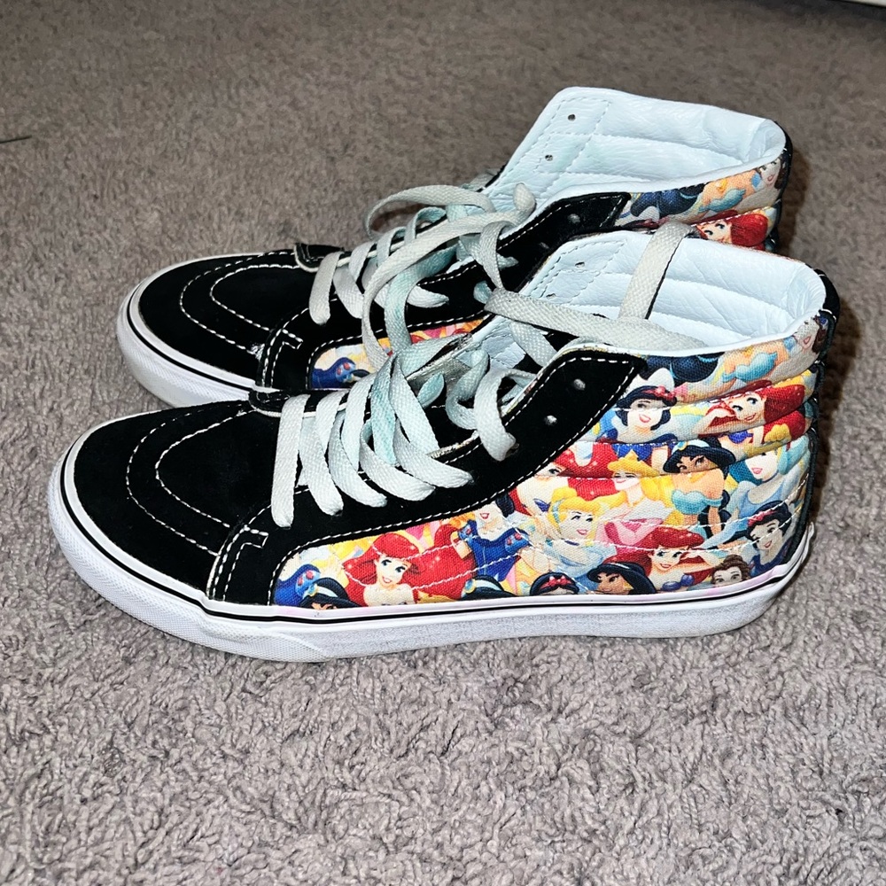 Disney princess hi-top vans